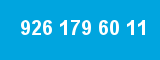 926 179 60 11